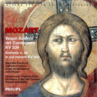 &quot;Adhering to the Truth.&quot; In Vespri Solenni del Confessore KV 339. Sinfonia n. 40 in sol minore KV 550, by Wolfgang Amadeus Mozart 