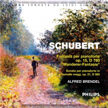 &quot;Homo Viator.&quot; In Fantasia per pianoforte op. 15, D 760 &quot;Wanderer-Fantasie&quot;. Sonata per pianoforte in si bemolle magg. op. 21, D 960, by Franz Schubert