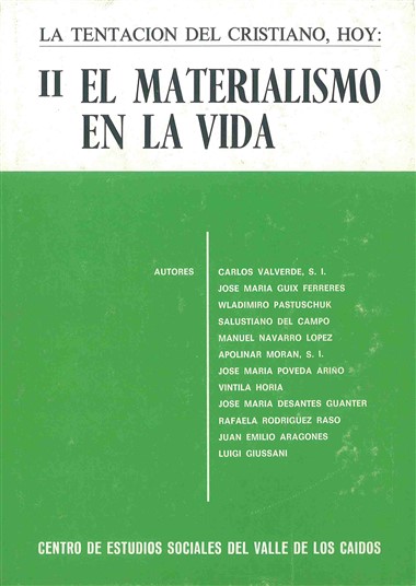 &quot;Un movimiento cristiano contra el materialismo.&quot; In El materialismo en la vida