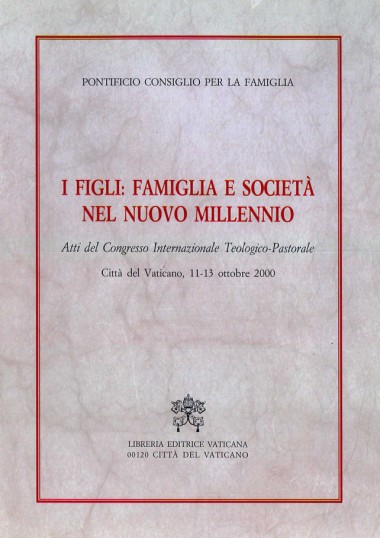 &quot;Cultura della vita e cultura della morte.&quot; In I figli: famiglia e societ&#224; nel nuovo millennio: Atti del Congresso Internazionale Teologico-Pastorale: Citt&#224; del Vaticano, 11-13 ottobre 2000